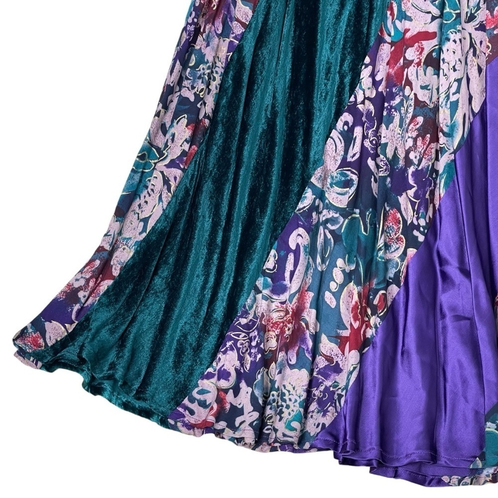 Carole Little Vintage Skirt 12 Midi Pull On Fairycore Romantic Ren Faire Gypsy - Picture 7 of 9